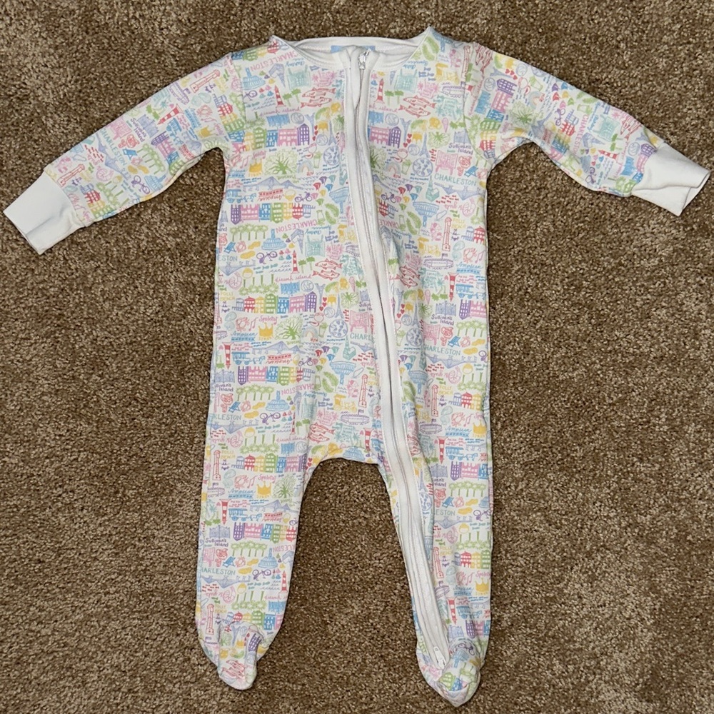 Colorful Kids Footie Pajamas